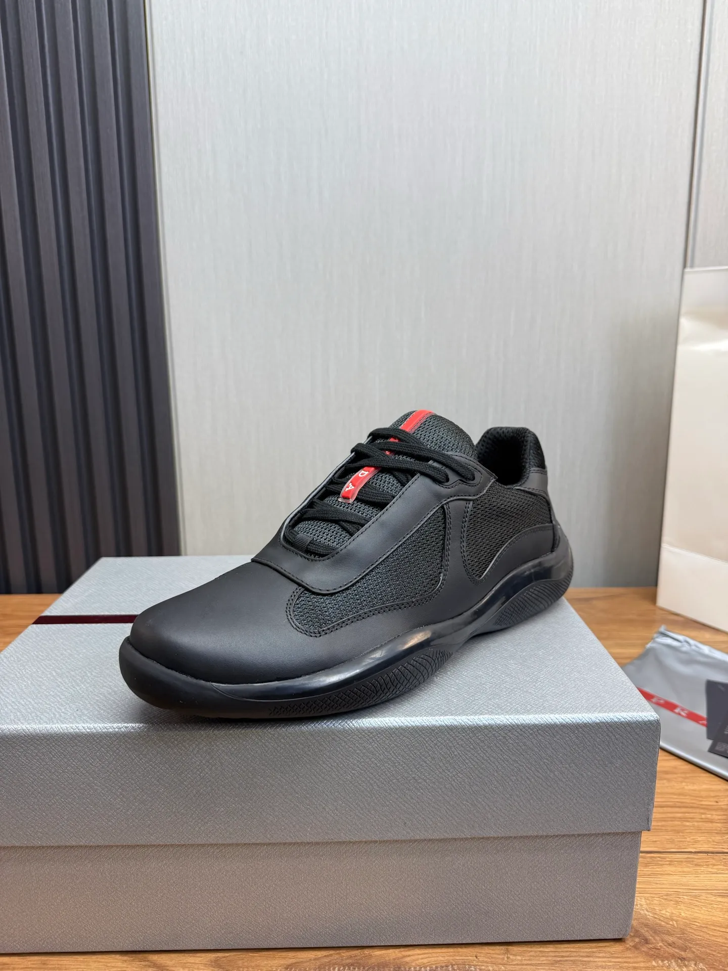 Men's shoes 💰560💰 [PRADA] Men's shoes are popular in the counter, official website is synchronized, 1 high-quality shipment ✔️Original cowhide upper + cowhide lining, 1🆚1 replica, original sole, 38-45 (45 customized, non-refundable)